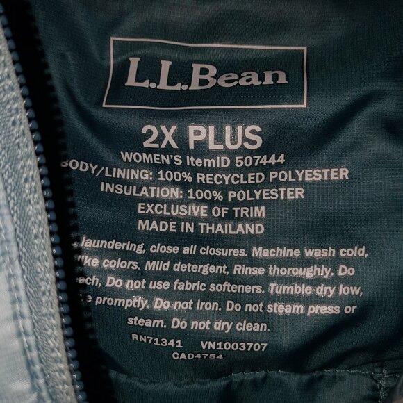 L.L. Bean PrimaLoft Packaway Jacket - Picture 3 of 8